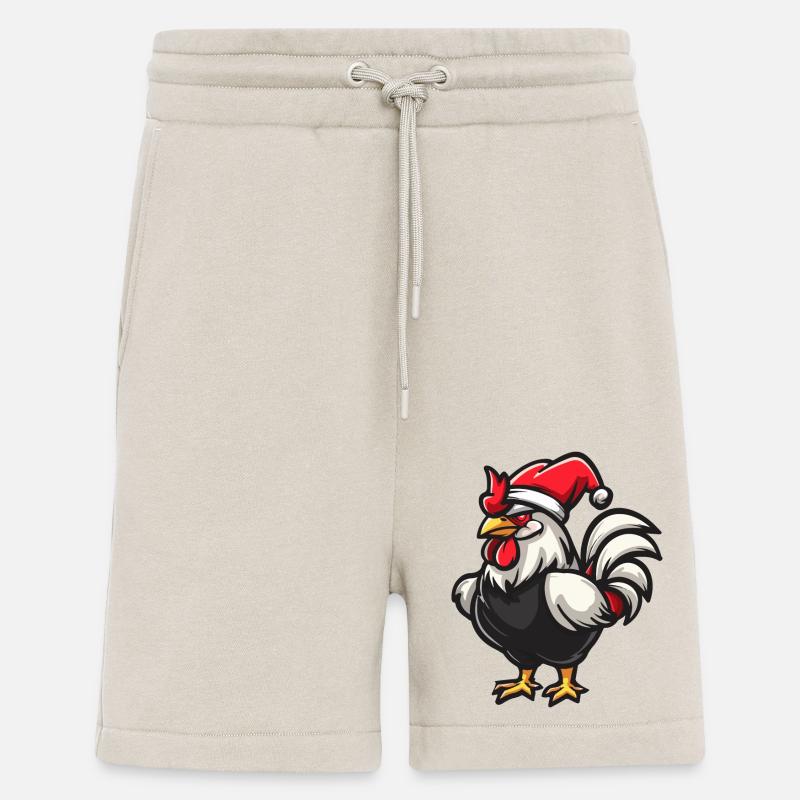 Coq Noël - Short bio décontracté fabriqué en UE - WARM CLAY