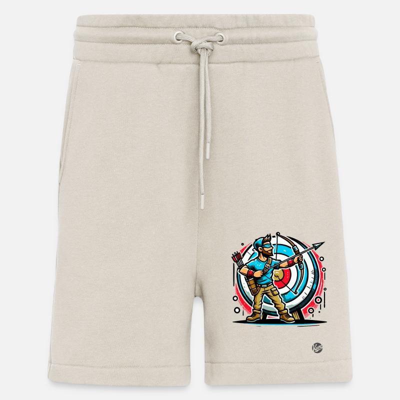 Super Bogenschütze – Pfeil und Bogen - Shorts - made by SPREAD - WARM CLAY