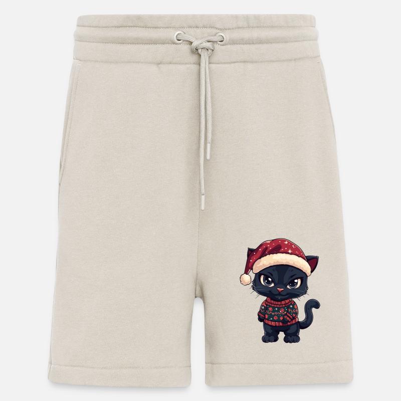 Panther Christmas Comic - Shorts - made by SPREAD - WARM CLAY