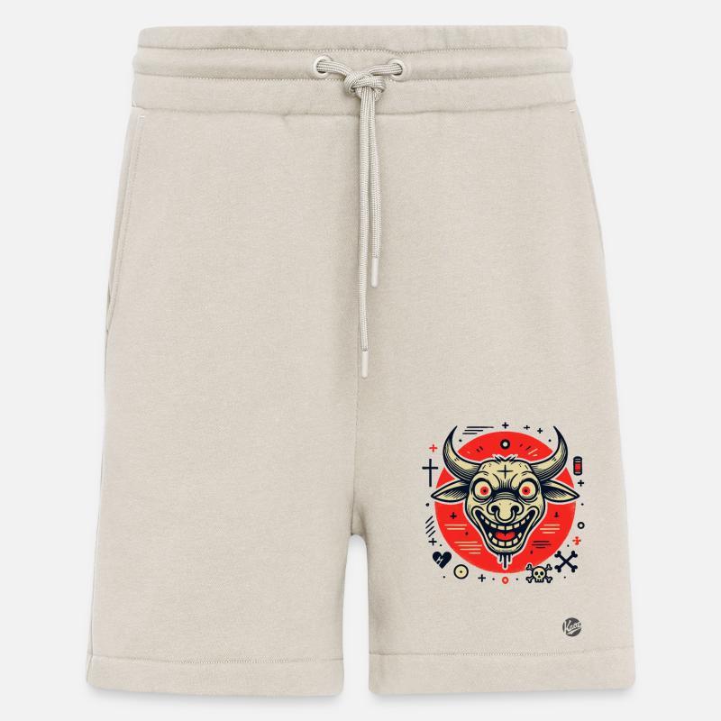 Die verrückte Kuh – Stier - Shorts - made by SPREAD - WARM CLAY