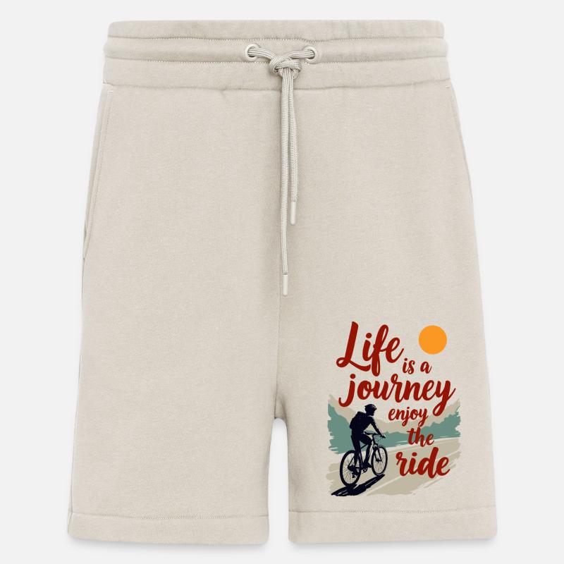 TREND QUOTE JOURNEY - Shorts - made by SPREAD - WARM CLAY