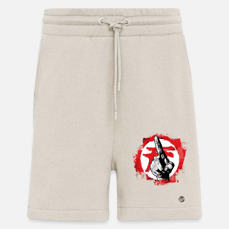 pointer avec l’index - Short bio décontracté fabriqué en UE - WARM CLAY