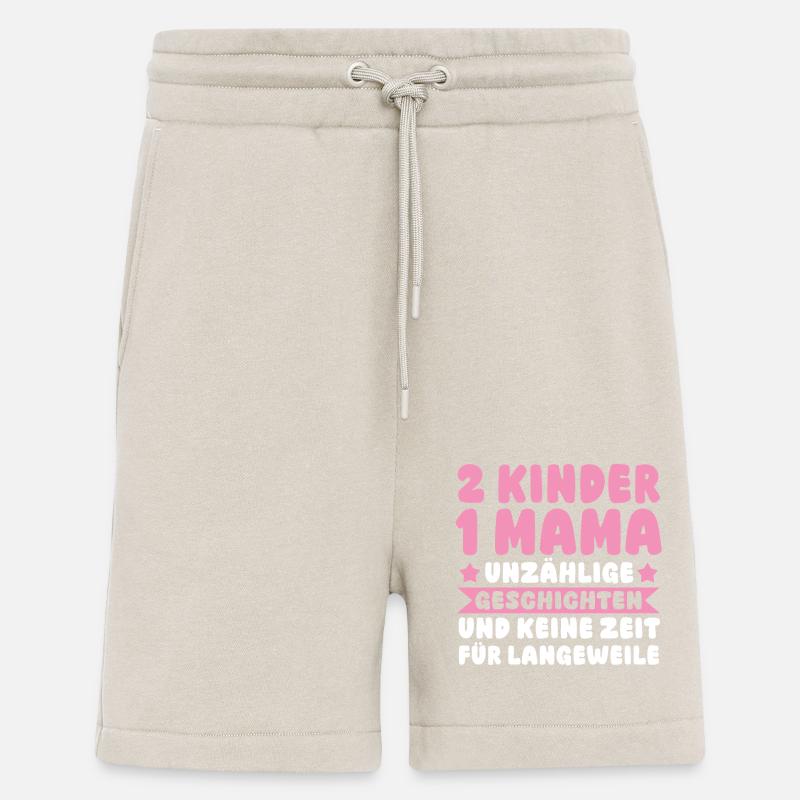 Mama Von 2 Kindern - Shorts - made by SPREAD - WARM CLAY
