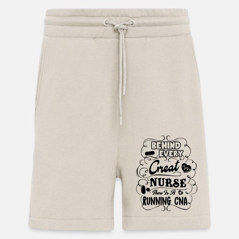 There Is A Running CNA - Shorts - made by SPREAD - WARM CLAY