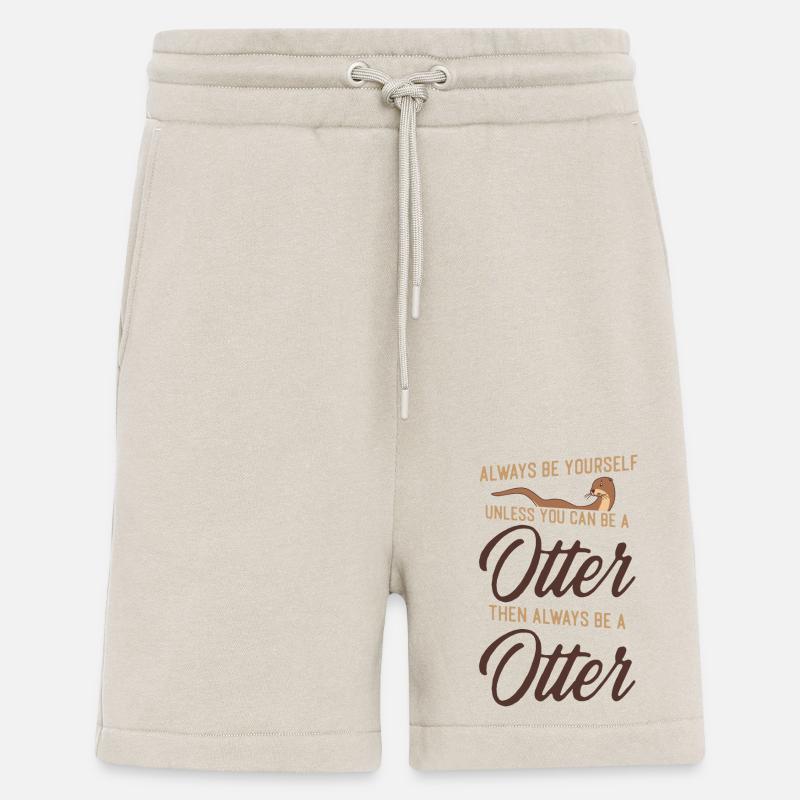 Otter Always Be Yourself Unless - Shorts - made by SPREAD - WARM CLAY