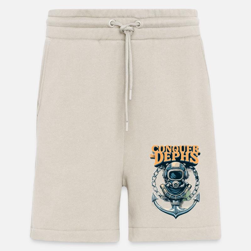 Conquer The Dephs - Shorts - made by SPREAD - WARM CLAY