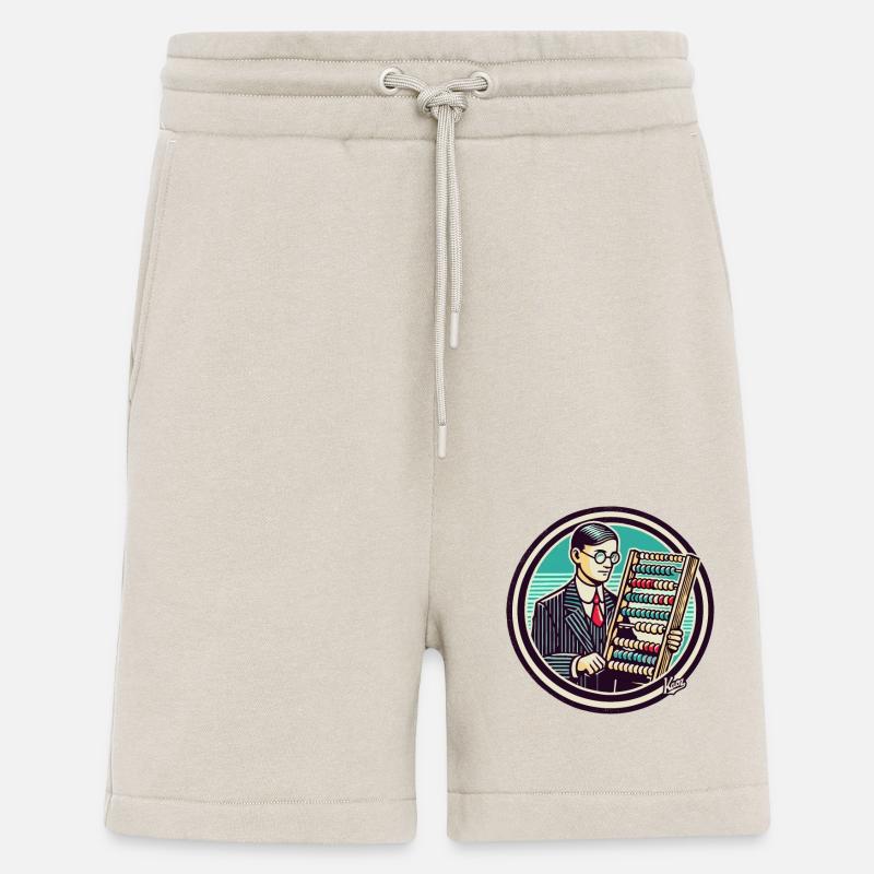 Math Professional: The Human Abacus - Shorts - made by SPREAD - WARM CLAY