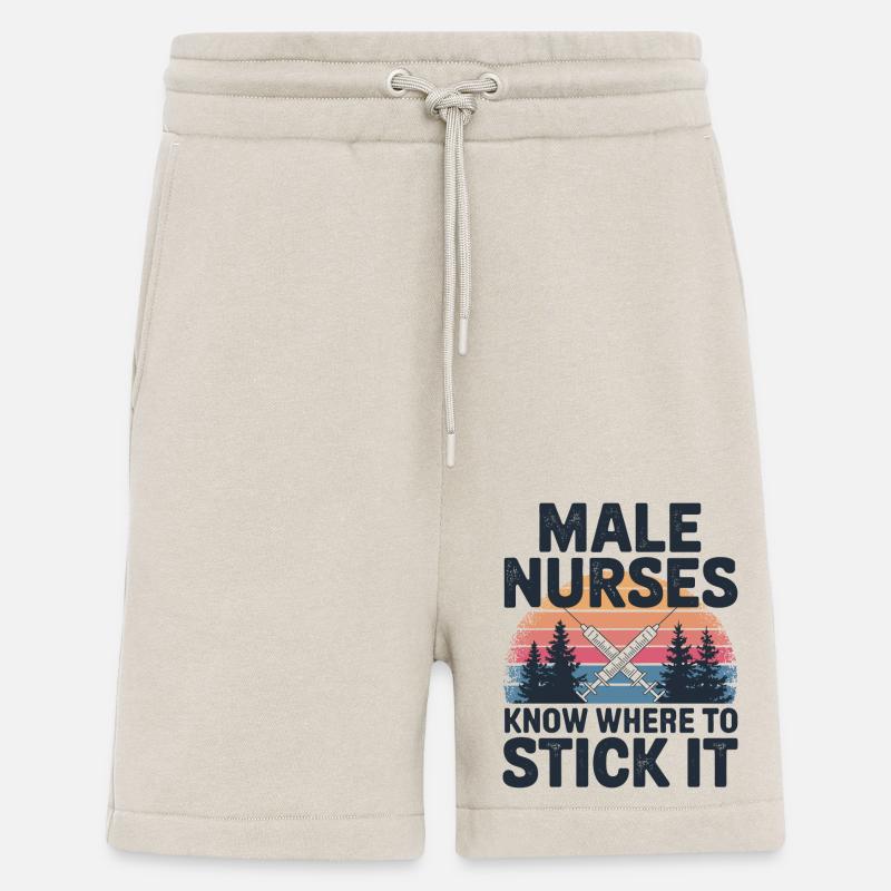 Stolz auf den Pflegeberuf - Shorts - made by SPREAD - WARM CLAY