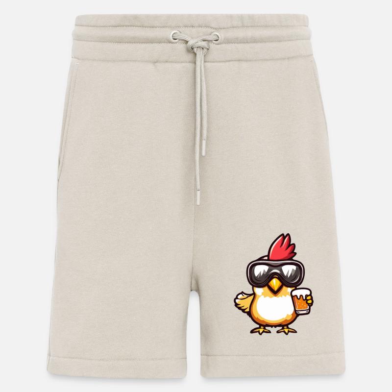 Huhn Ski Bier - Shorts - made by SPREAD - WARM CLAY