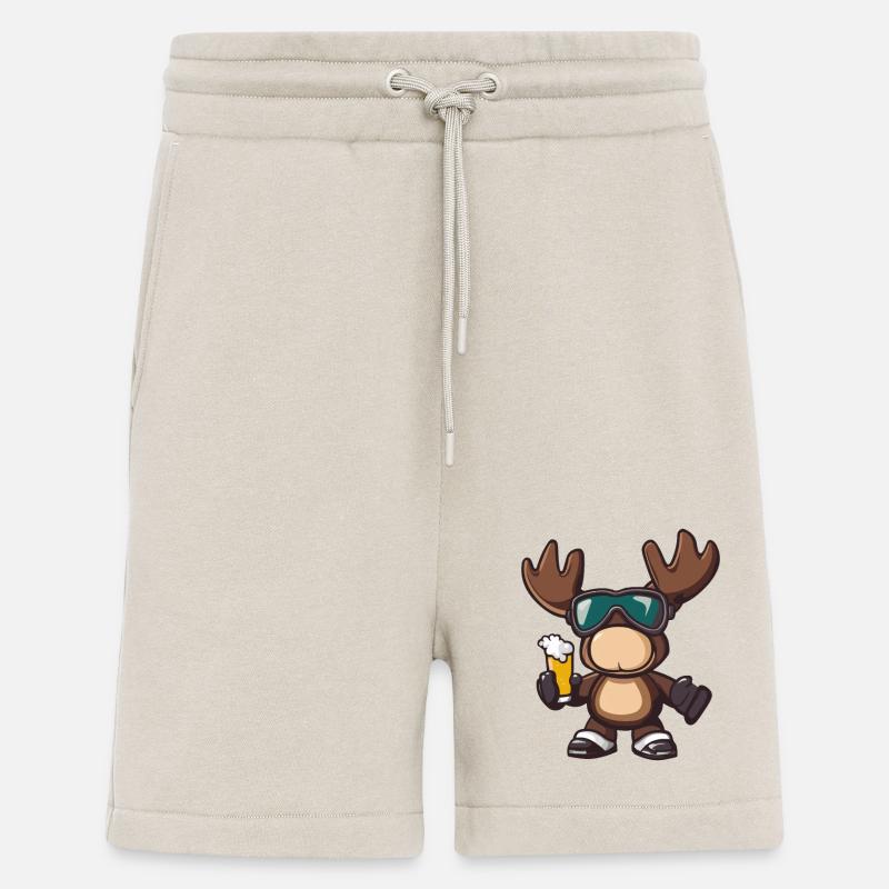 Bière Moose Ski - Short bio décontracté fabriqué en UE - WARM CLAY