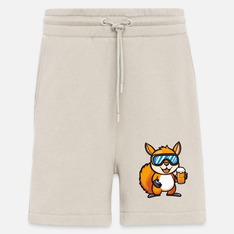 Bière de ski Squirrel - Short bio décontracté fabriqué en UE - WARM CLAY