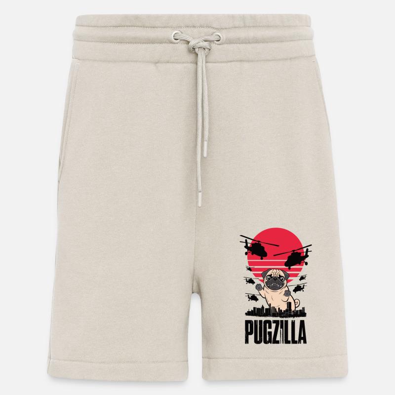 Pugzilla - Short bio décontracté fabriqué en UE - undefined