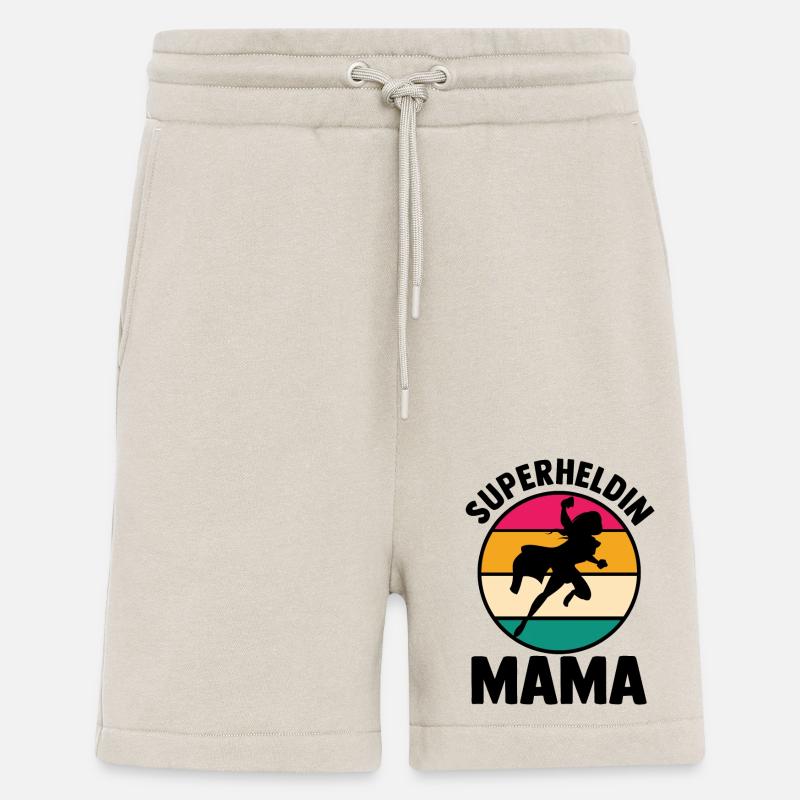 Mutter Superheldin Mama - Shorts - made by SPREAD - WARM CLAY