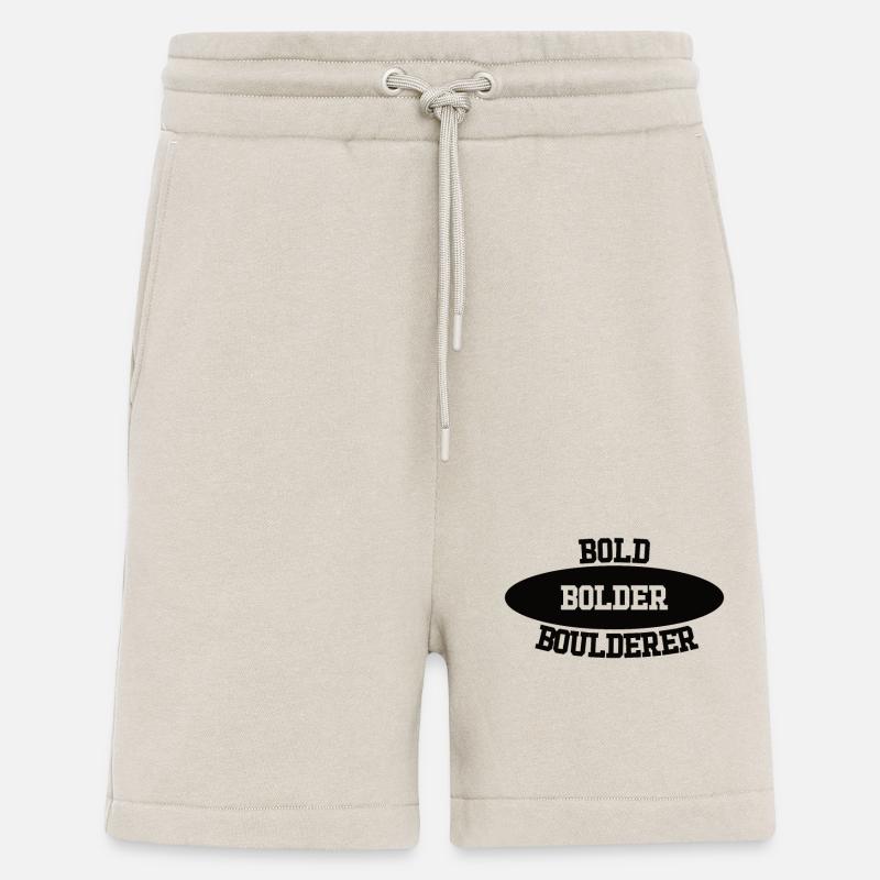 Bouldern Bold Bolder Boulderer - Shorts - made by SPREAD - WARM CLAY