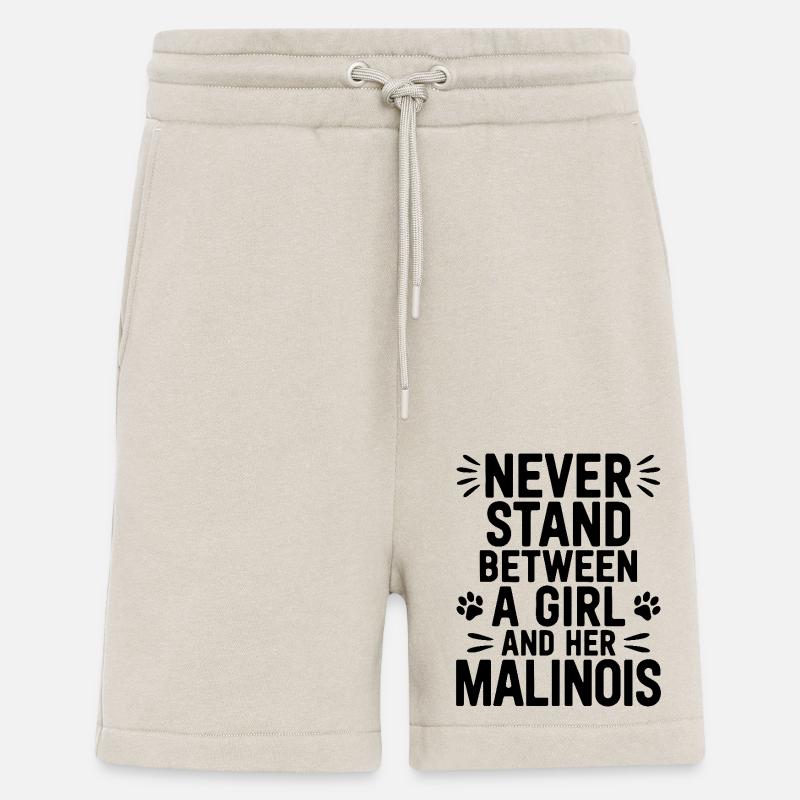 Belgian Shepherd Saying Malinois Gift - Shorts - made by SPREAD - WARM CLAY