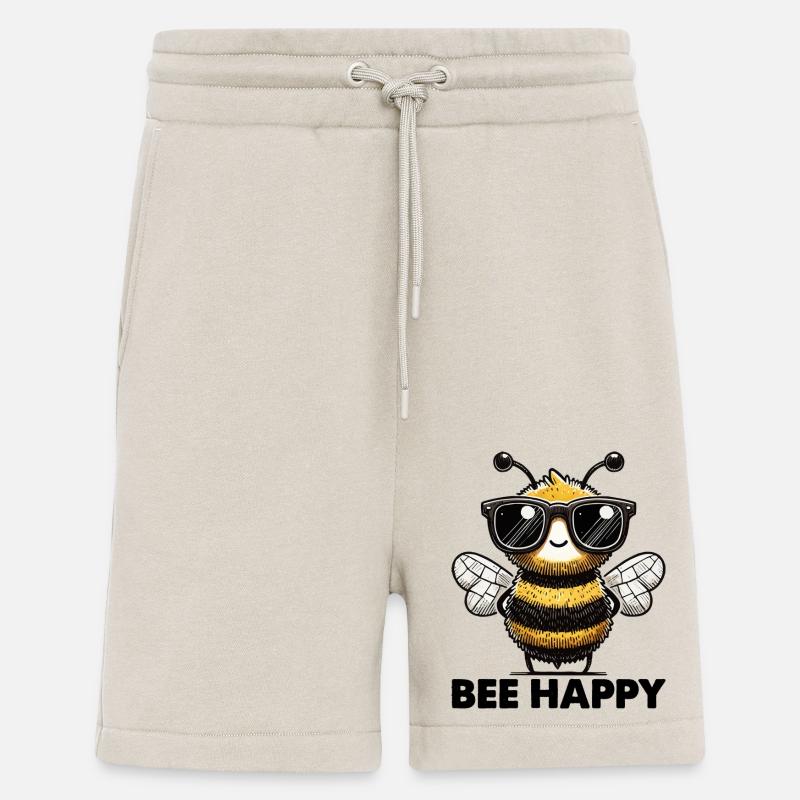biene bee happy - Shorts - made by SPREAD - WARM CLAY