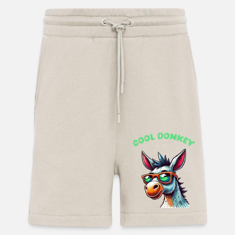 esel comic cool - Shorts - made by SPREAD - WARM CLAY