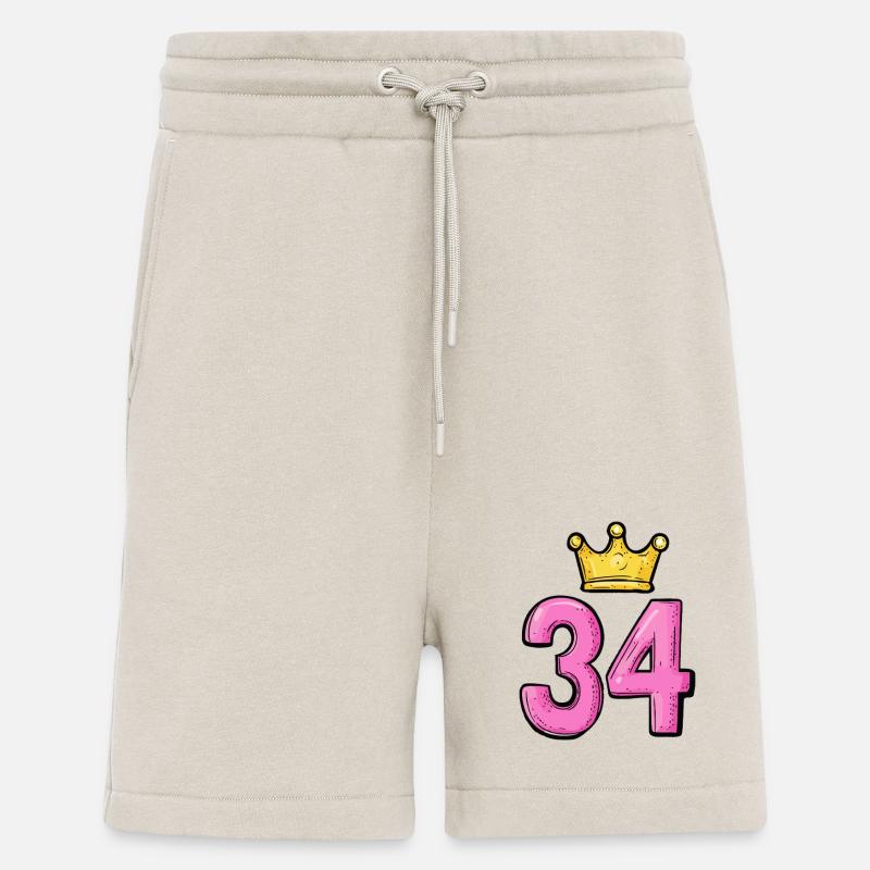 34 Zahl Krone - Shorts - made by SPREAD - WARM CLAY