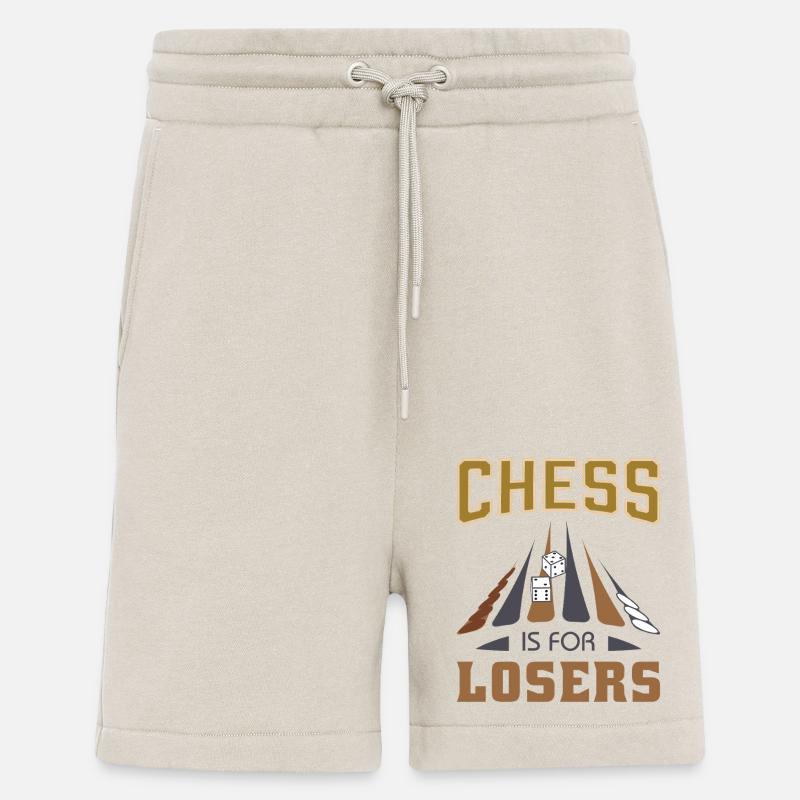 Backgammon Spiel - Shorts - made by SPREAD - WARM CLAY