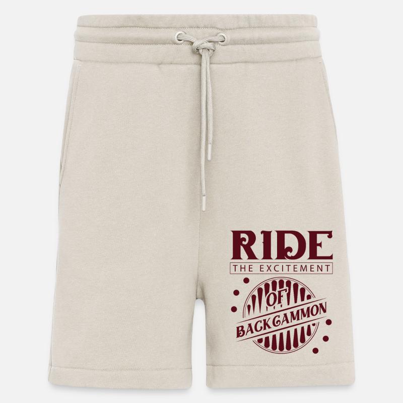 Backgammon Spiel - Shorts - made by SPREAD - WARM CLAY