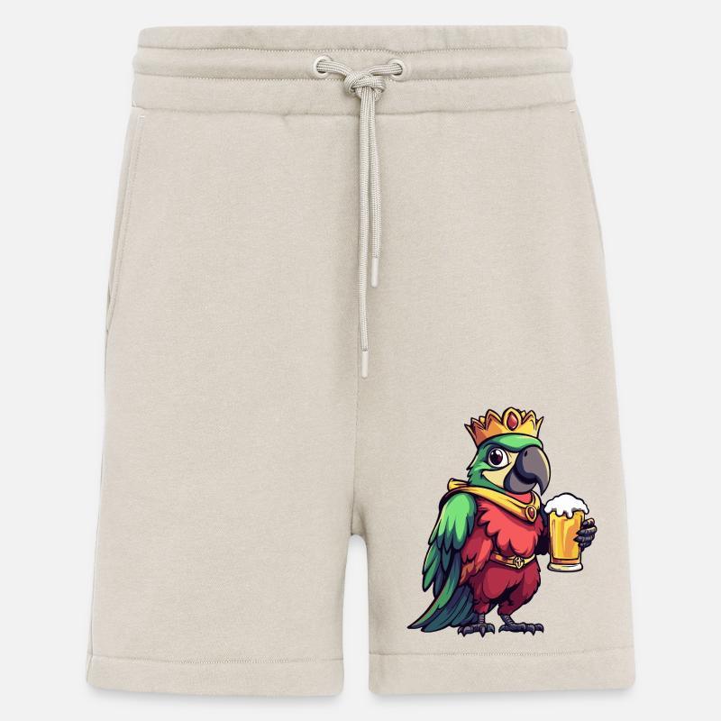 Papagai Beer Funny - Shorts - made by SPREAD - WARM CLAY