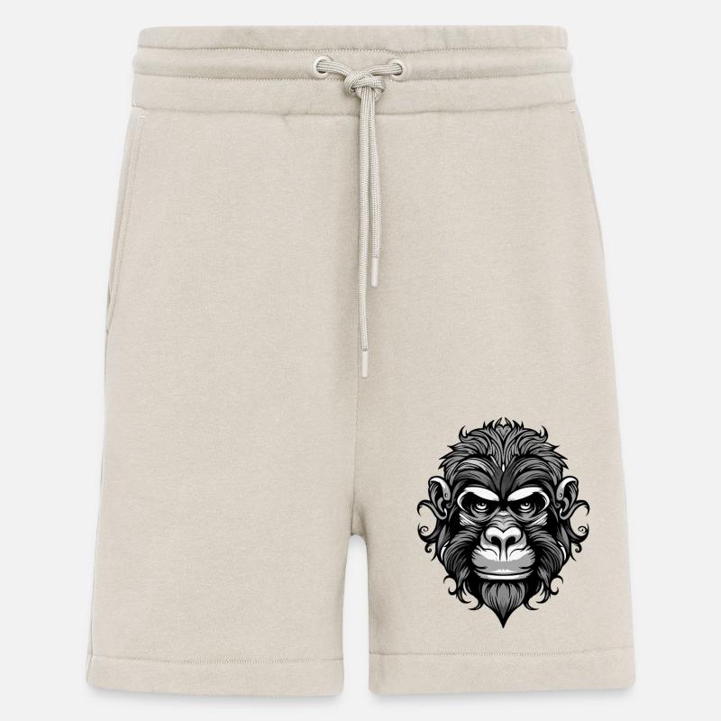 Tête de Singe - Short bio décontracté fabriqué en UE - WARM CLAY