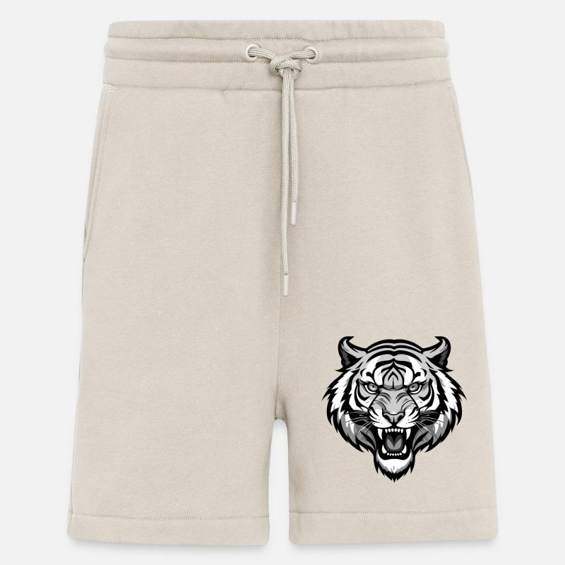 Tiger Kopf - Shorts - made by SPREAD - WARM CLAY