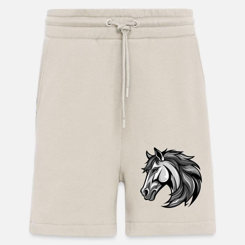 Pferd Kopf - Shorts - made by SPREAD - WARM CLAY