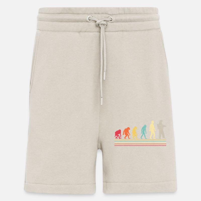 Evolution Pompiers Joueurs Pompiers - Short bio décontracté fabriqué en UE - WARM CLAY