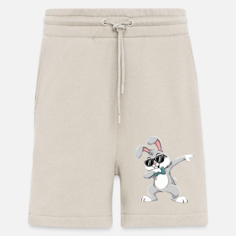 dubbing bunny happy easter - Shorts - made by SPREAD - WARM CLAY