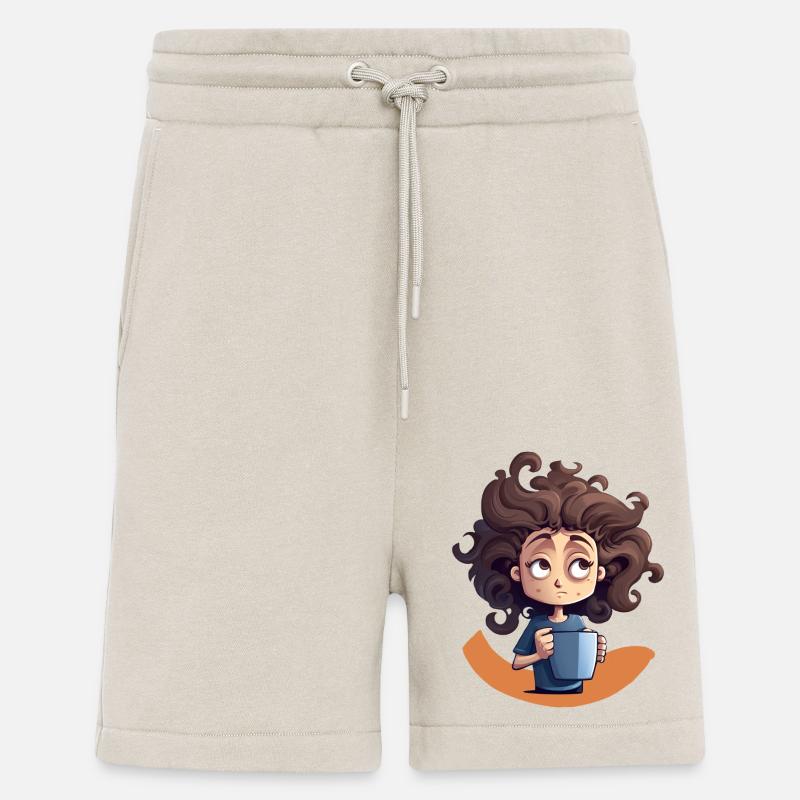 Verrückte Mama übermüdet - Shorts - made by SPREAD - WARM CLAY