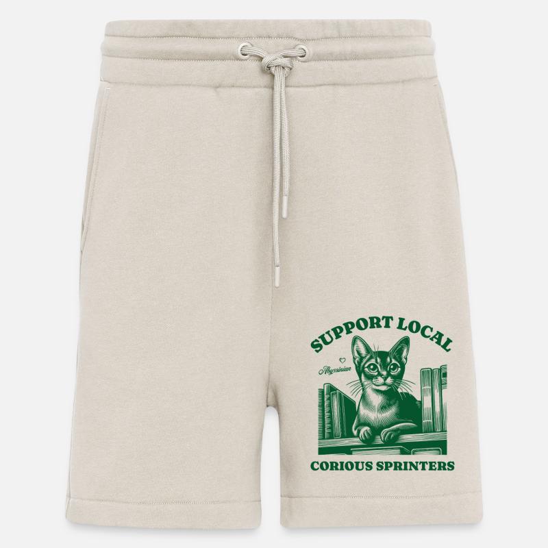 Katze Support Local Abyssinian - Shorts - made by SPREAD - WARM CLAY