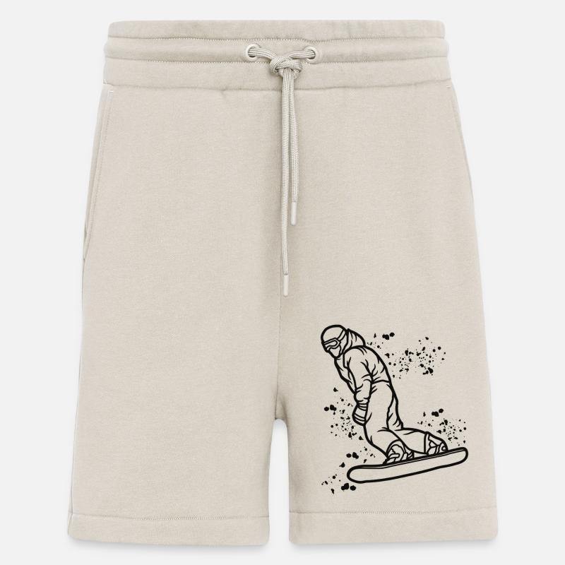 Snowboarder Snowboarding Snowboard - Shorts - made by SPREAD - WARM CLAY