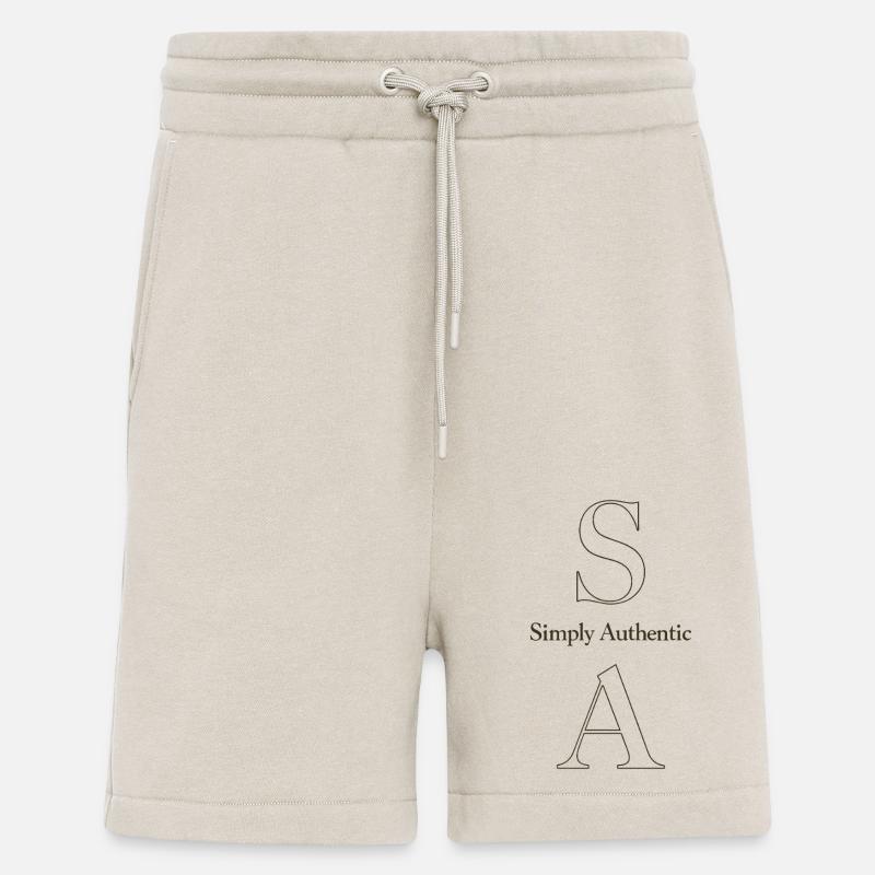 Simply Authentic Statement Spruch - Shorts - made by SPREAD - WARM CLAY