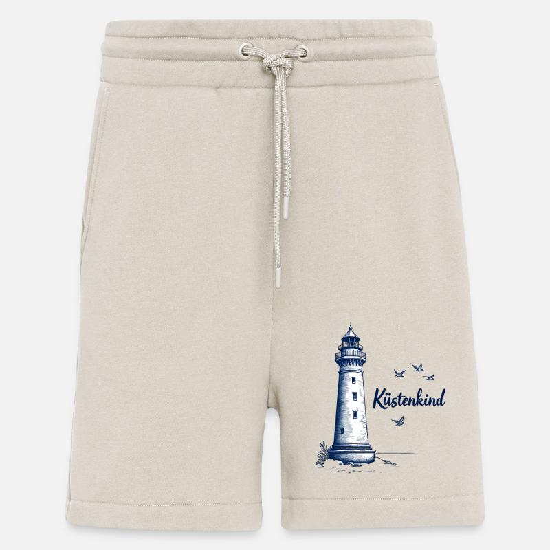 Enfant côtier - Short bio décontracté fabriqué en UE - WARM CLAY