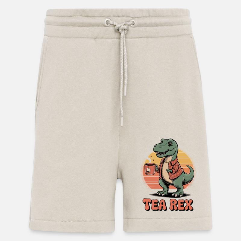 Tee-Rex-Dinosaurier - Shorts - made by SPREAD - WARM CLAY