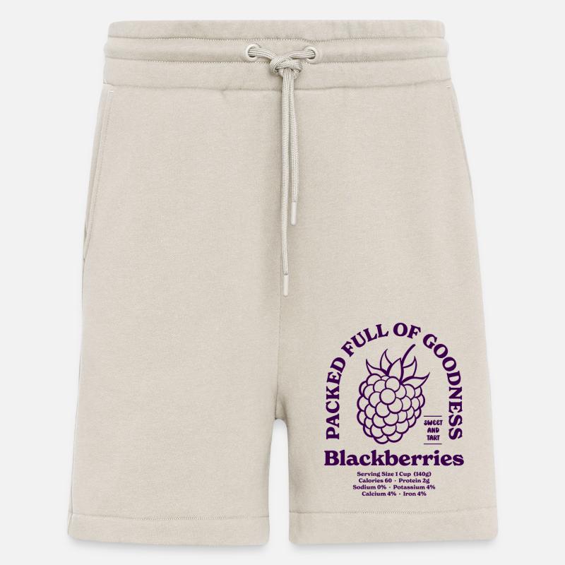 Brombeeren Nährstoffe - Shorts - made by SPREAD - WARM CLAY