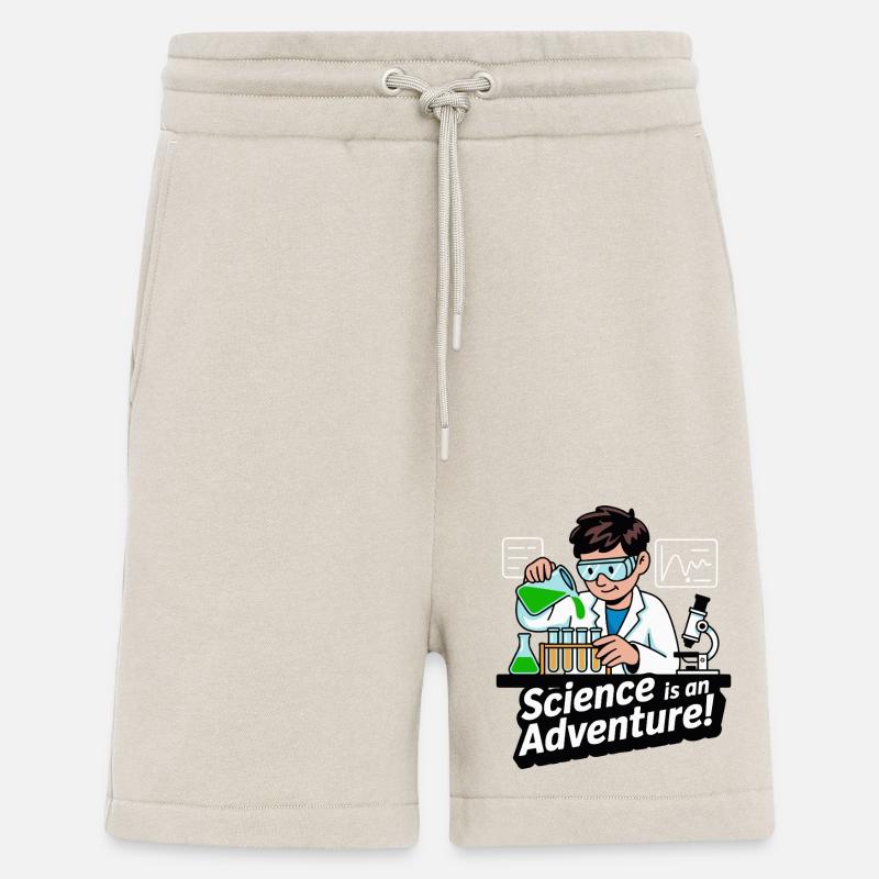 LA SCIENCE EST UNE AVENTURE - Short bio décontracté fabriqué en UE - WARM CLAY