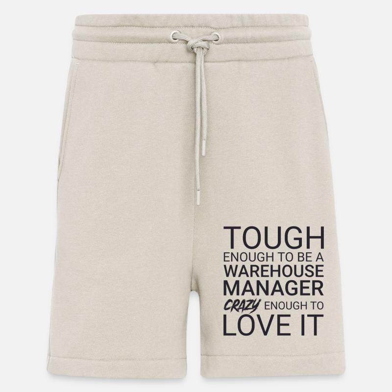 Gérant d’entrepôt Crazy - Short bio décontracté fabriqué en UE - WARM CLAY