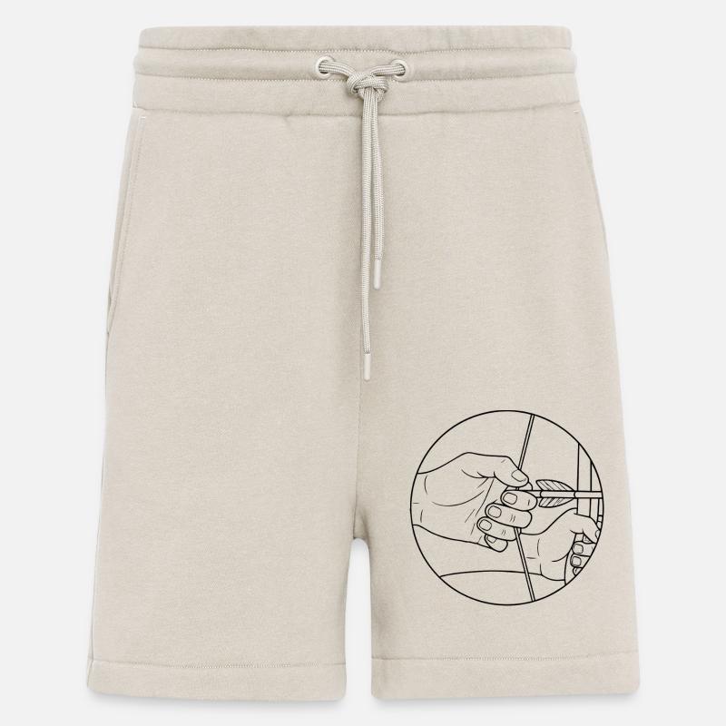 Bogenschießen Bogen Ziel - Shorts - made by SPREAD - WARM CLAY