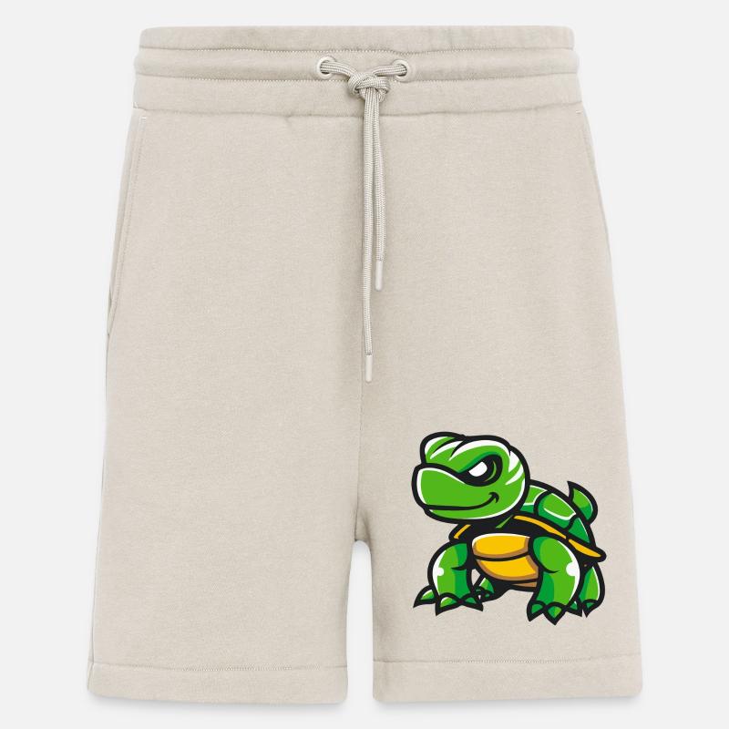 Turtle Comic - Shorts - made by SPREAD - WARM CLAY