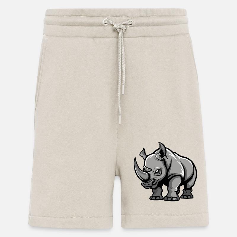 Nashorn Comic - Shorts - made by SPREAD - WARM CLAY