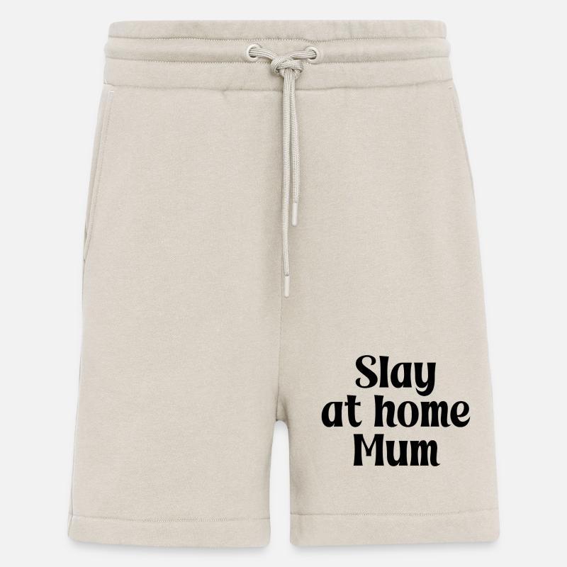 Tuer à la maison maman - Short bio décontracté fabriqué en UE - WARM CLAY
