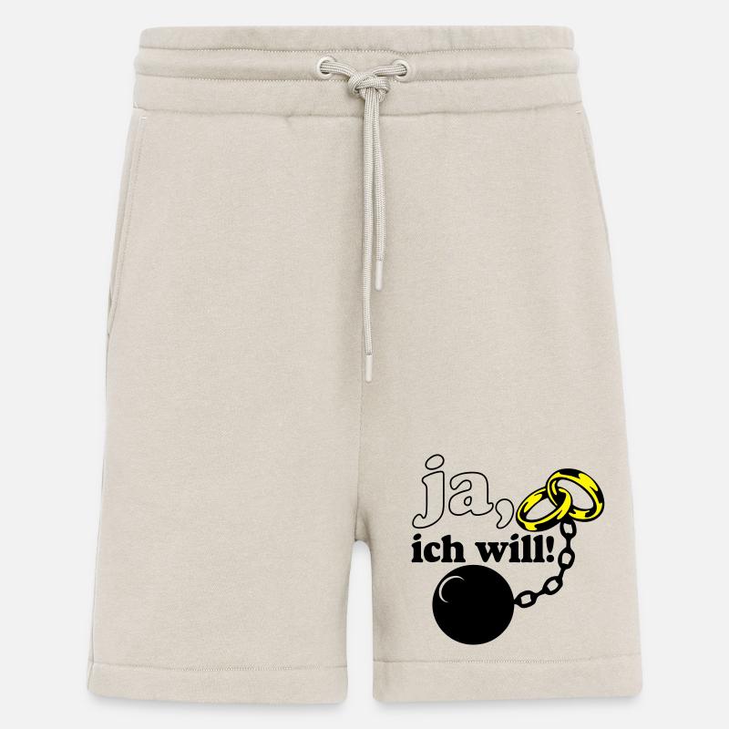 Junggesellenabschied , JGA ja ich will (25) - Shorts - made by SPREAD - WARM CLAY
