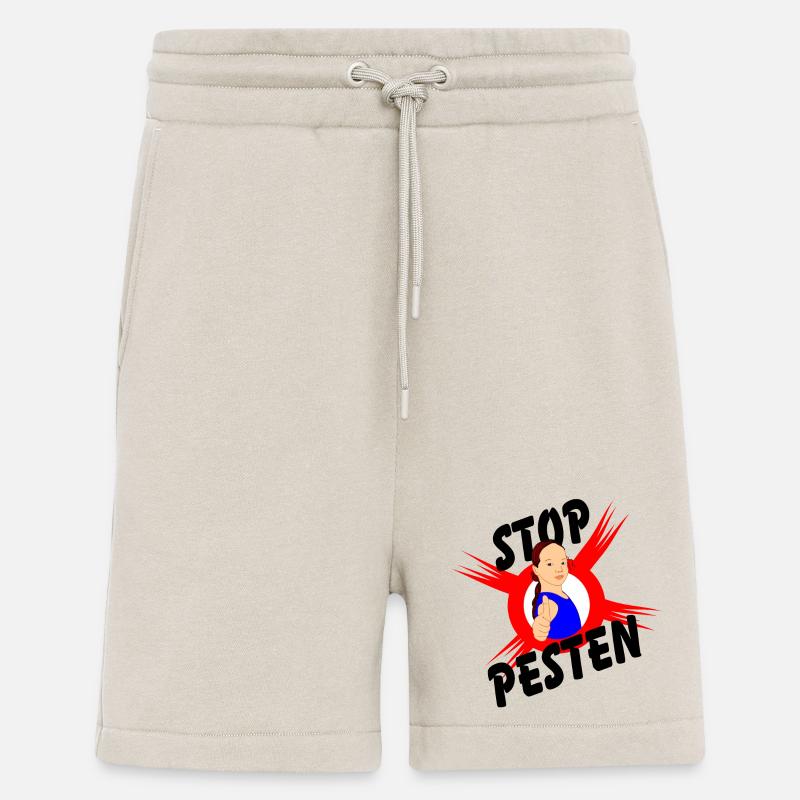 Stoppen Sie Mobbing Logo-Text STOP MOBBING' - Shorts - made by SPREAD - WARM CLAY