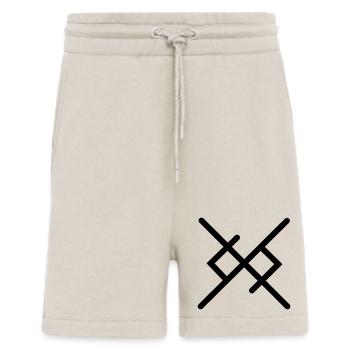 L’amour éternel dans les runes vikings - Short bio décontracté fabriqué en UE - WARM CLAY - Devant