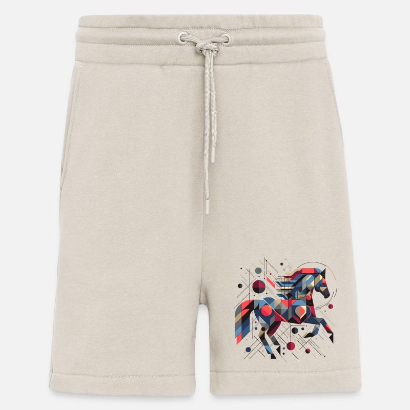 Abstraktes Tier Pferd 2 - Shorts - made by SPREAD - WARM CLAY