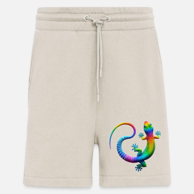 Regenbogen Gecko - Shorts - made by SPREAD - WARM CLAY