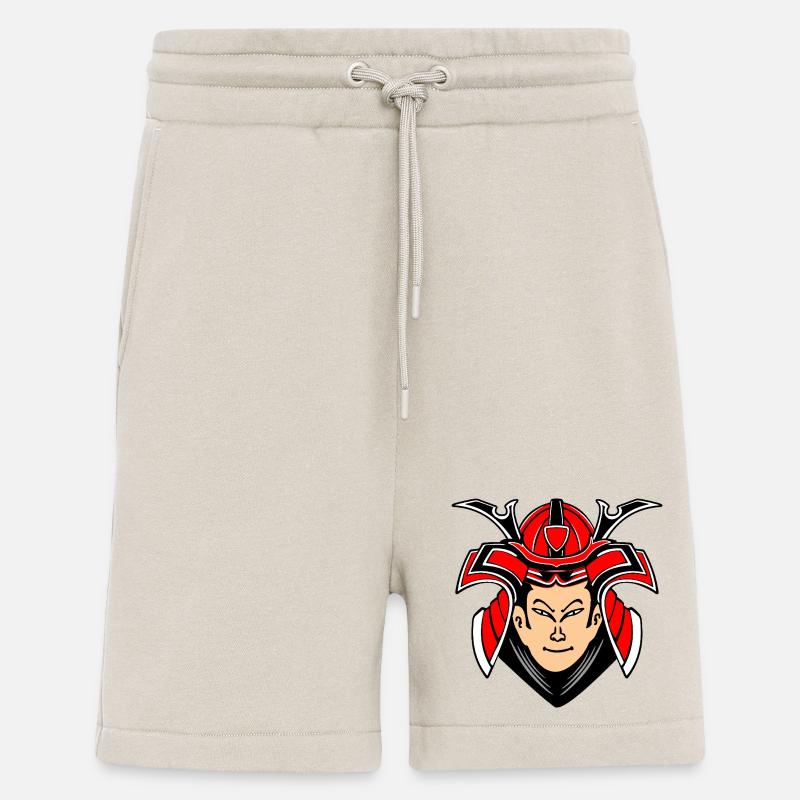 Samurai mit Helmdesign - Shorts - made by SPREAD - WARM CLAY