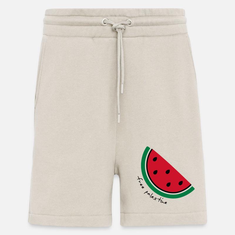 Tranche de pastèque Pop Art - Short bio décontracté fabriqué en UE - WARM CLAY